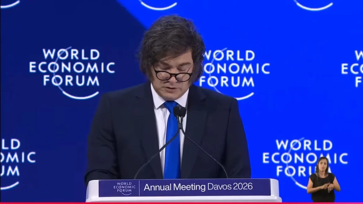 Milei en Davos: criticó la agenda progresista y al presidente Maduro