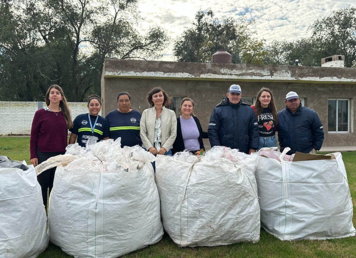En Toay, por la recolección diferenciada, se recuperan 10.000 kilos mensuales de materiales reciclables