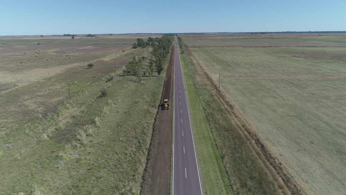 Avanza repavimentación de la ruta provincial 10, clave para la conectividad pampeana