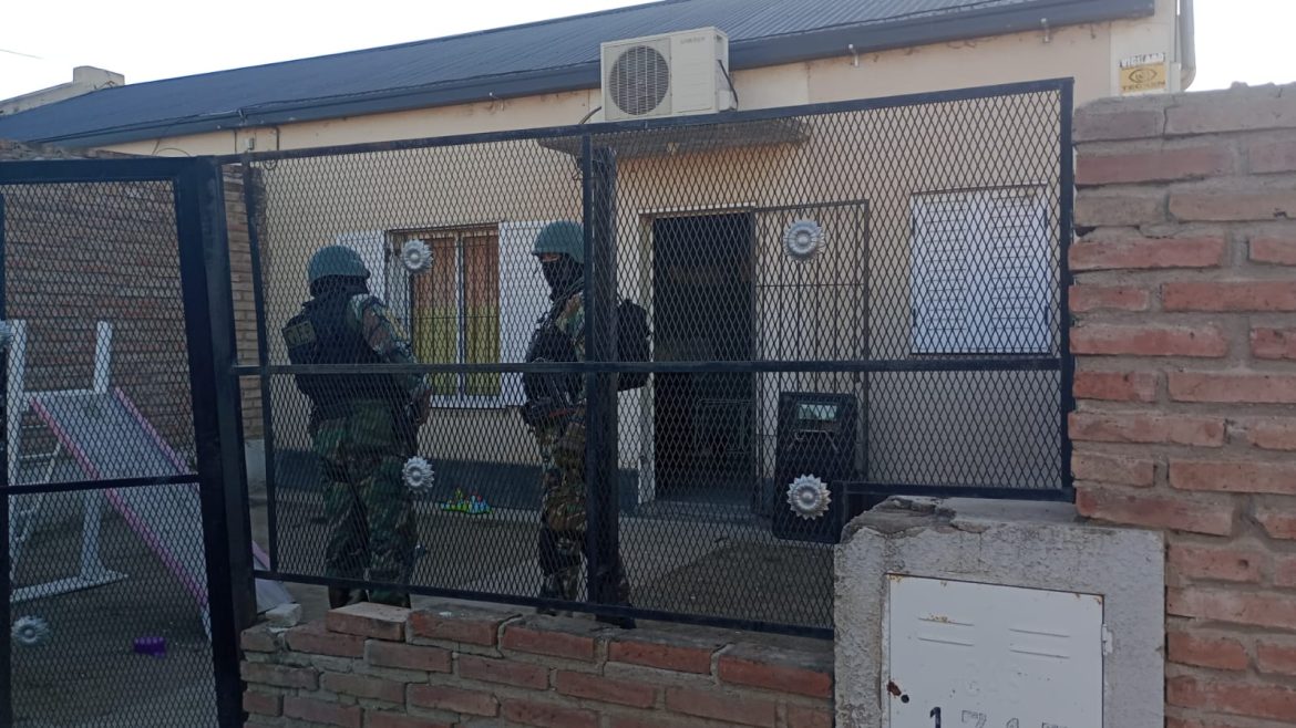 Amenazaron con un arma a una mujer y cuando les allanaron las casas encontraron 7 plantas de marihuana