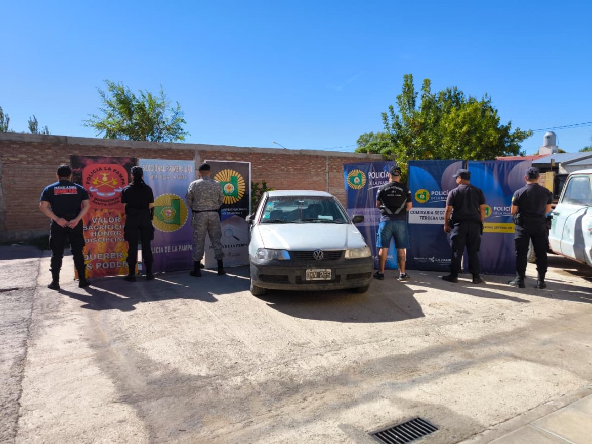 Fuga y persecución: dos detenidos por “cuentos del tío” en Santa Rosa