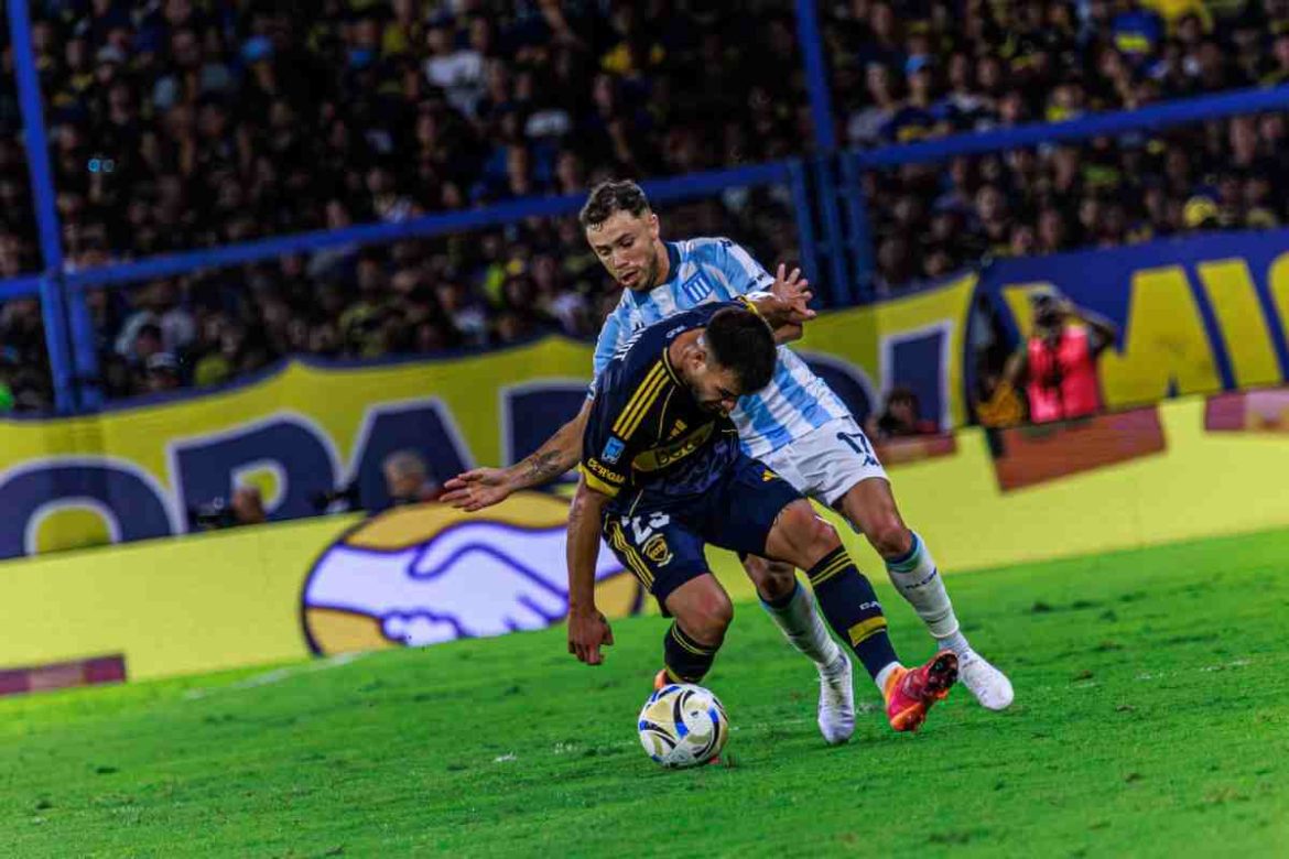 Boca y Racing empataron sin goles en la Bombonera