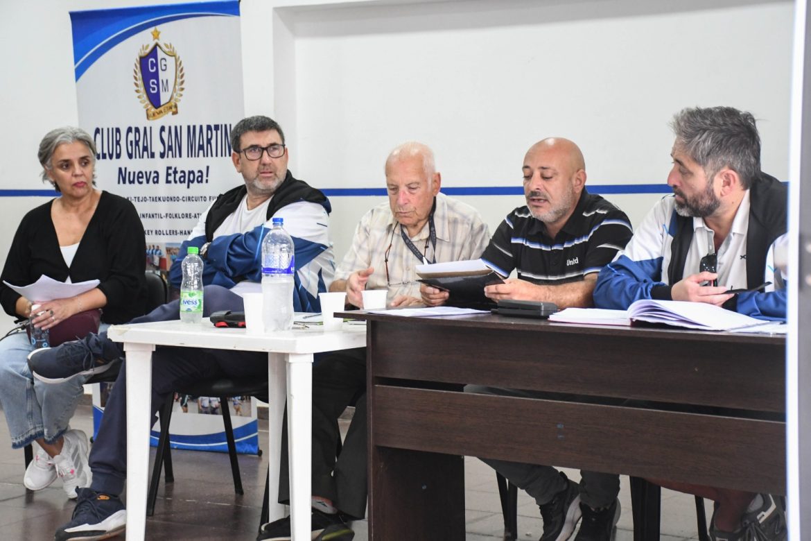 Nueva comisión directiva del Club General San Martín