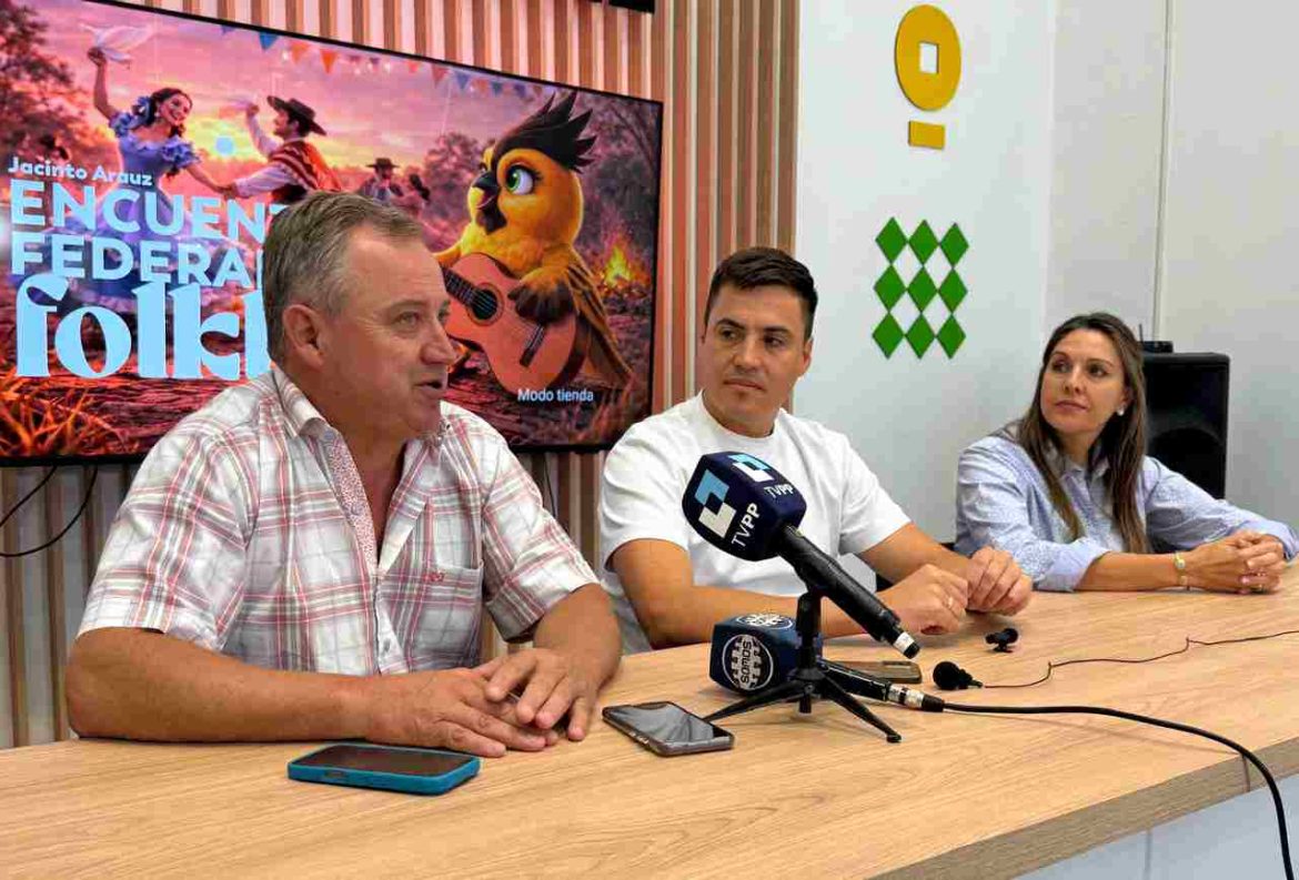 Anunciaron el 31° Encuentro Federal de Folklore en Jacinto Arauz