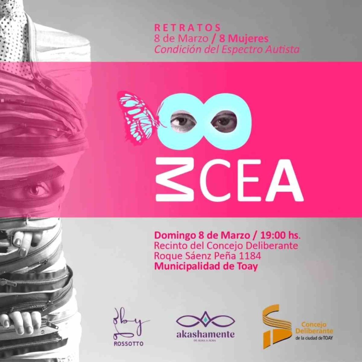 Toay: Gabriela Rossotto, con una muestra de mujeres autistas en el Día de la Mujer