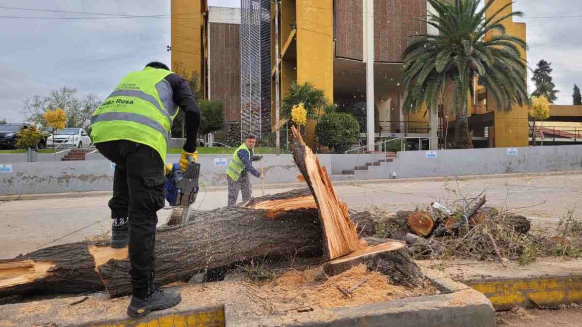 La Provincia reiteró que ayudará a la reconstrucción de Santa Rosa y que espera el ATN de Nación