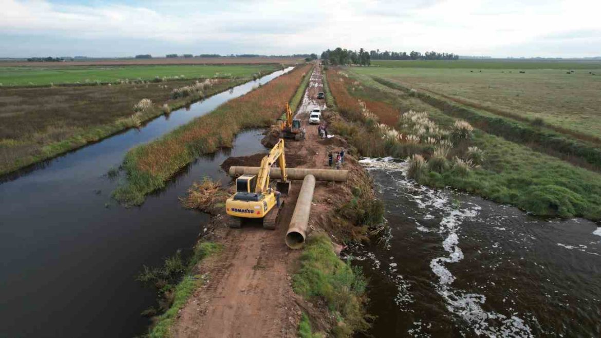 La Pampa y Buenos Aires avanzan con un plan conjunto para mejorar el escurrimiento hídrico en el Meridiano V