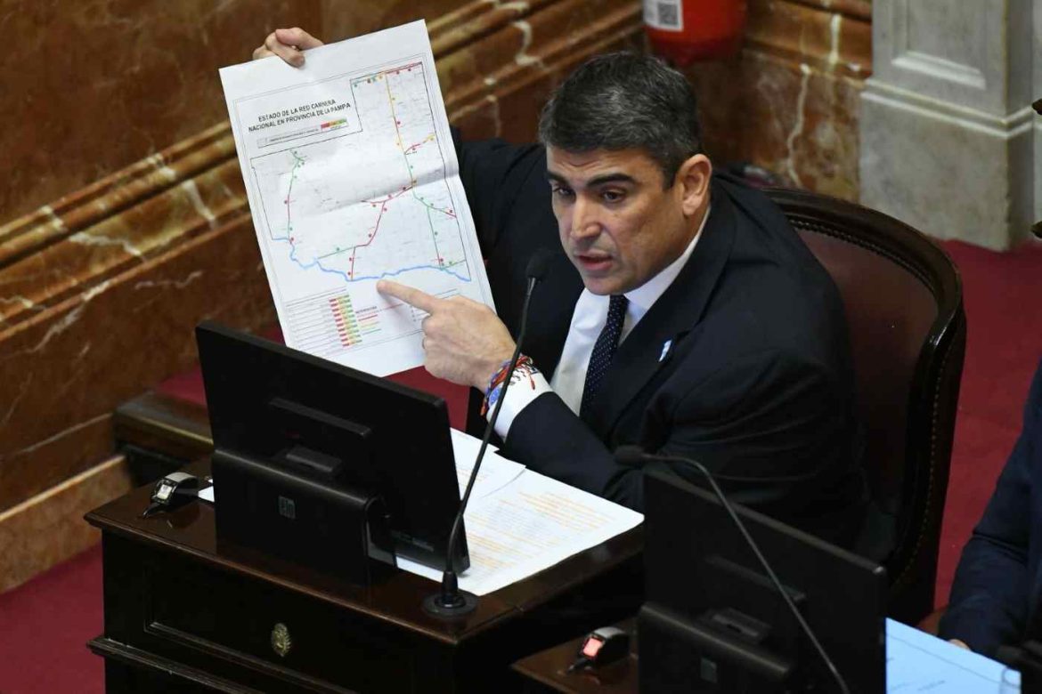 Bensusán volvió a reclamar por el estado de las rutas nacionales