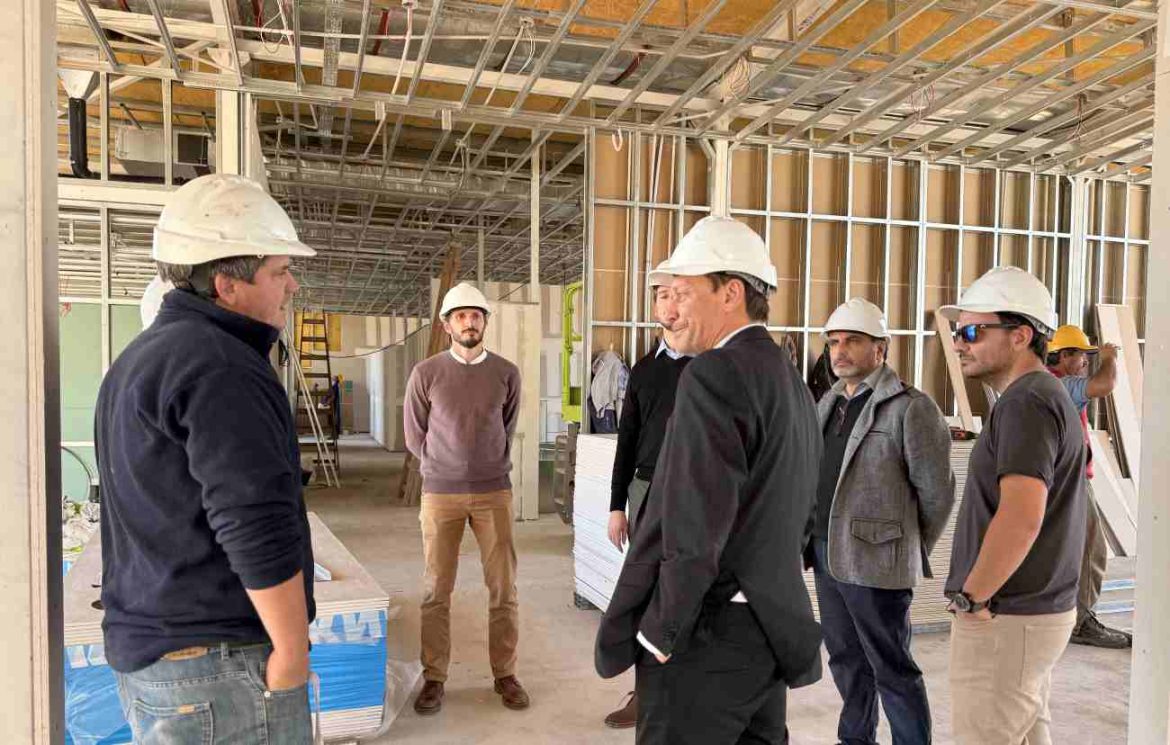 Avanzan obras en la UNLPam: Alpa supervisó proyectos en Salud y en el colegio universitario