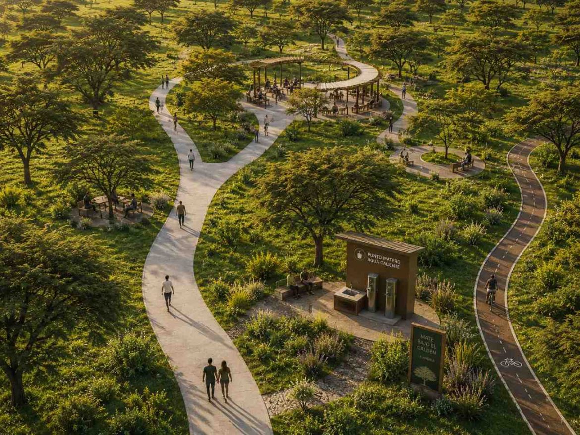 Desde La Andría presentarán un proyecto para crear un parque público de 50 hectáreas