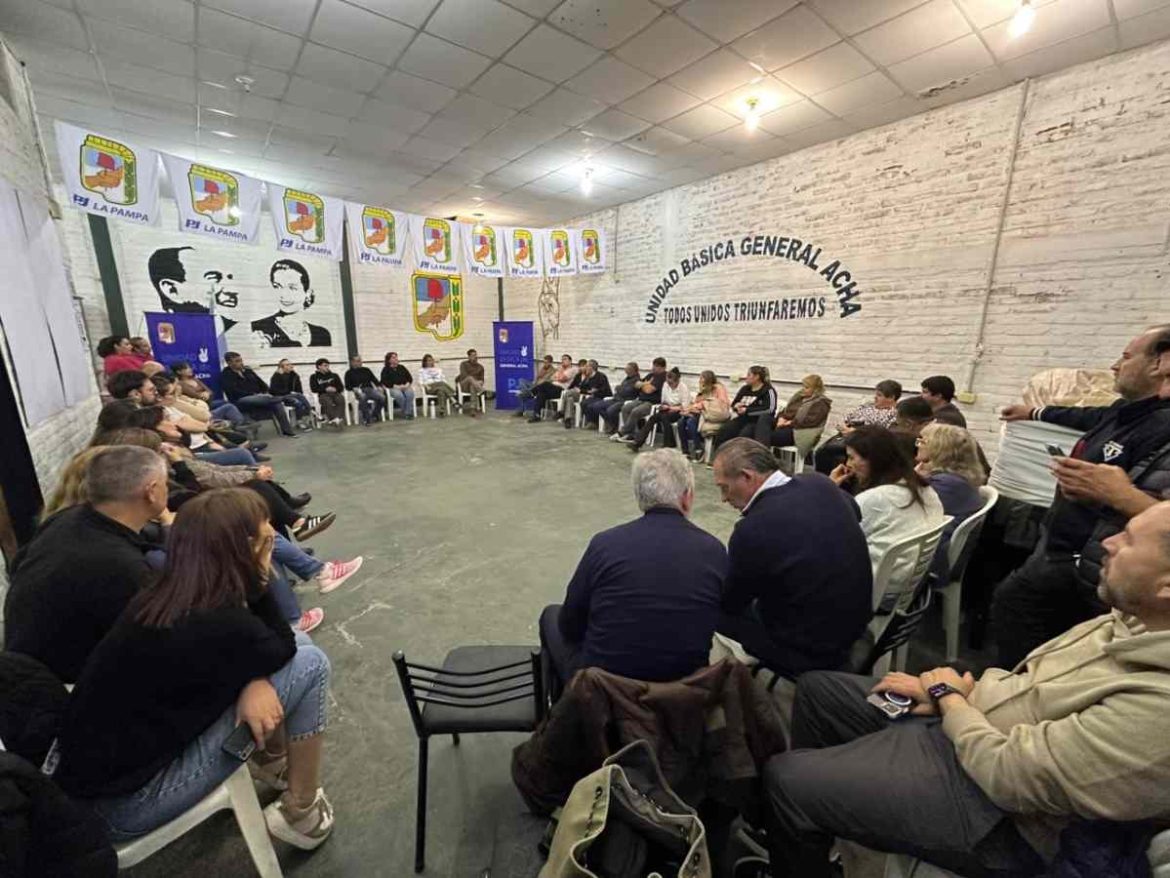Unidad, territorio y jóvenes: los ejes del encuentro del Consejo del PJ en Acha