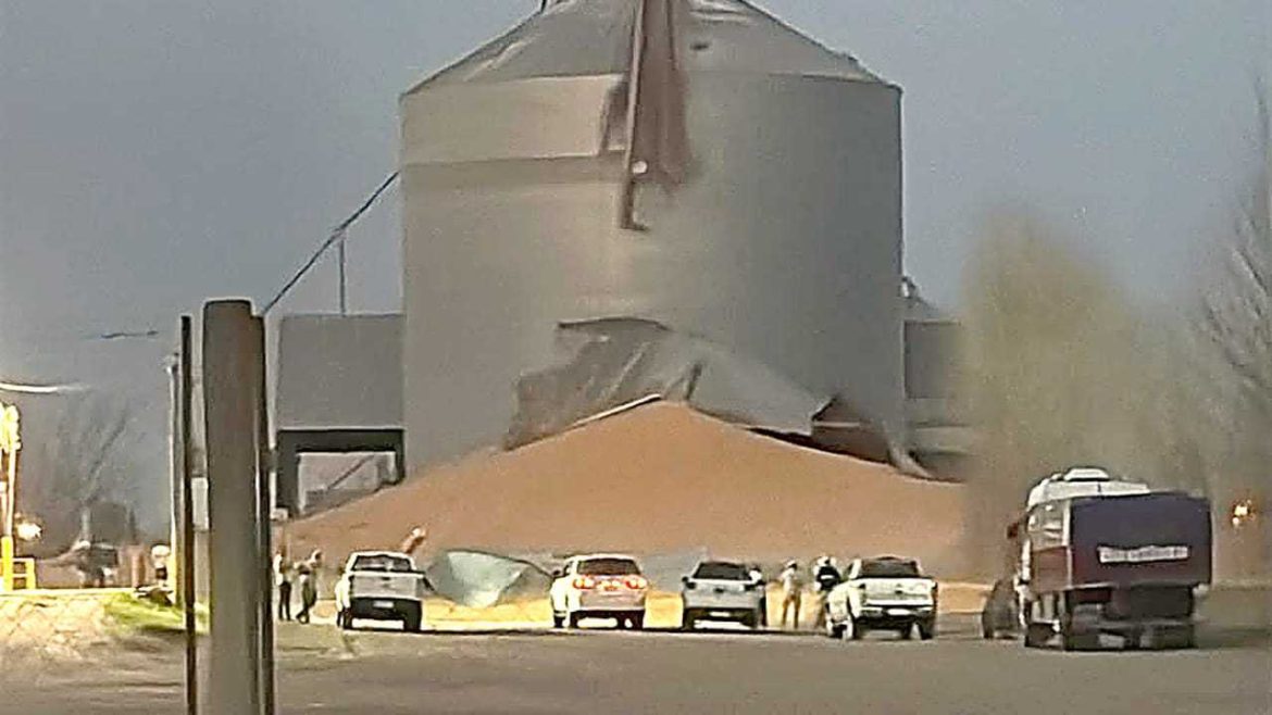 Explotó un silo lleno de maíz en Lonquimay: no hubo heridos