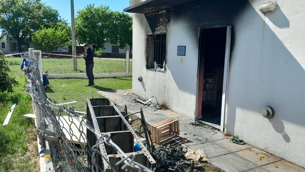 Jardín maternal Amiguitos tras la explosión